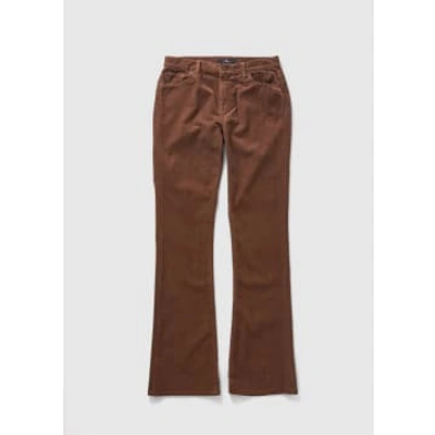 7 For All Mankind Womens Bootcut Corduroy Mocha Jeans In Brown