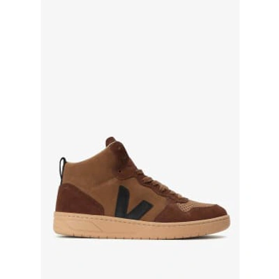 Veja V-15 In Tan Suede