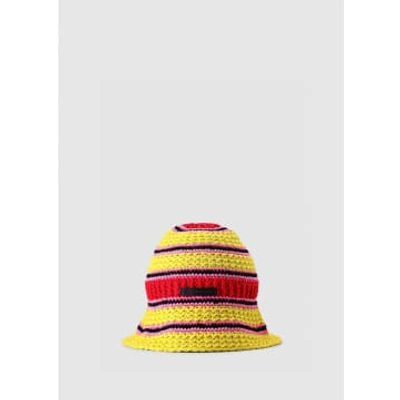 Stella Mccartney Women's Striped Pink Hat