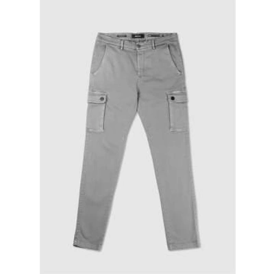 Replay Mens Clay Jaan Regular-fit Tapered-leg Stretch-cotton Blend Cargo Trousers