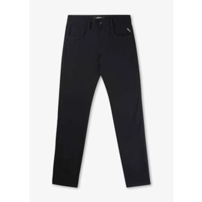 Replay Mens Anbass Hyperflex Hybrid Trousers In Wood In Blue