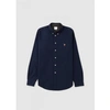PAUL SMITH MENS LS TAILORED FIT ZEBRA SHIRT IN NAVY