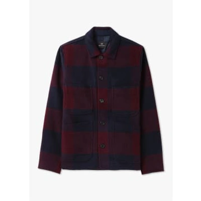 Paul Smith Ps By  Chore Jacket Burgundy