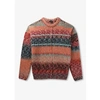 PS BY PAUL SMITH PS PAUL SMITH WOMENS PATTERNED WOOL JUMPER IN PINKS