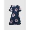 PS BY PAUL SMITH PS PAUL SMITH WOMENS FLORAL PRINT MINI DRESS IN PURPLE