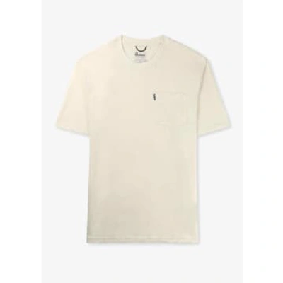 Penfield Mens Slub Pocket T-shirt In White