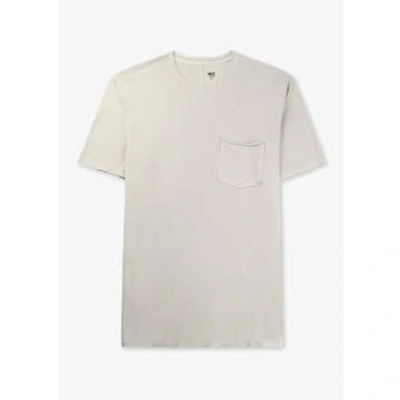 Paige Mens Ramirez T-shirt In Vintage London Fog In White