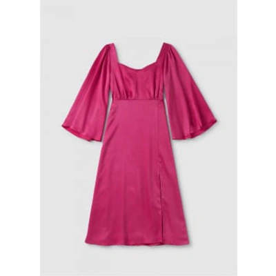 Olivia Rubin Raphaela Flare-sleeve Dress In Pink