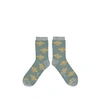 CATHERINE TOUGH LAMBWOOL ANKLE SOCKS IN DIRTY JADE BEE FROM