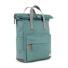 ROKA LONDON BACK PACK RUCKSACK CANFIELD B MEDIUM RECYCLED REPURPOSED SUSTAINABLE NYLON IN SAGE