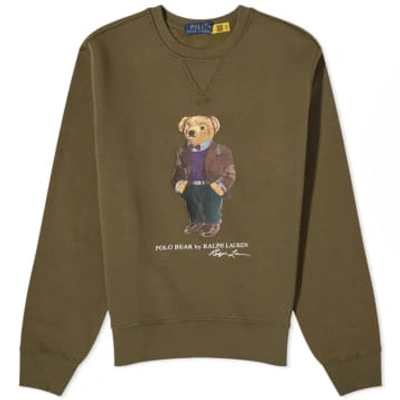 Polo Ralph Lauren Polo Bear Sweatshirt In Green