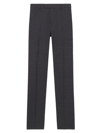 Sandro Berkeley Slim-fit Tapered Wool Trousers In Grey