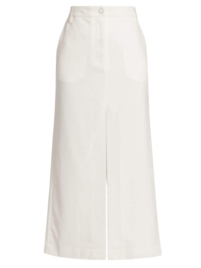 REMAIN BIRGER CHRISTENSEN WOMEN'S TWILL A-LINE MAXI SKIRT