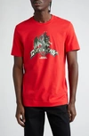 Givenchy Dragon Slim Fit Graphic T-shirt In Red
