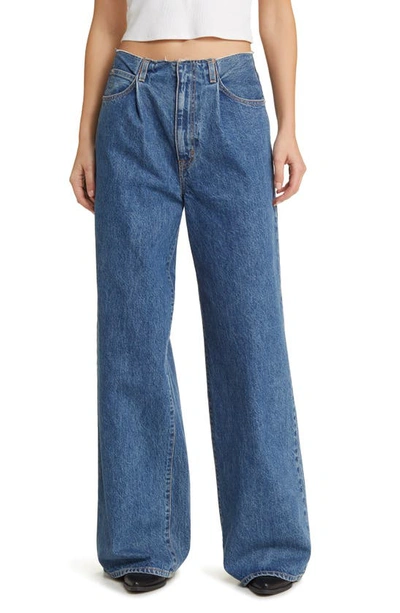 Slvrlake Charlotte High-rise Slim Bootcut Jeans In Medium Wash