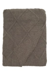 NORTHPOINT NORTHPOINT DIAMOND COZY KNIT THROW