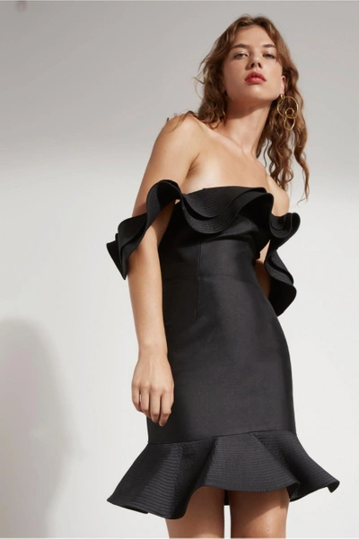 C/meo Collective Extant Bustier Dress In Black