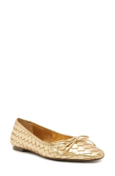 SCHUTZ ARISSA WOVEN BALLET FLAT