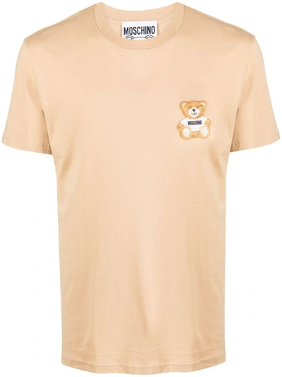 Moschino T-shirts And Polos In Beige