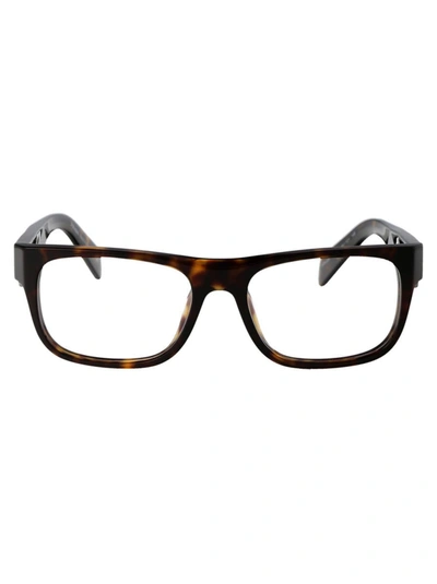 Prada 0pr 22zv Glasses In 19j1o1 Loden/black