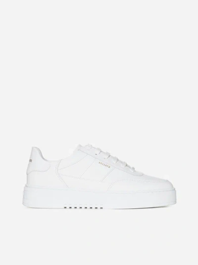 Axel Arigato Orbit Vintage Leather Sneakers In White