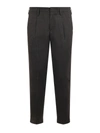 Entre Amis Trousers In Marrone Scuro