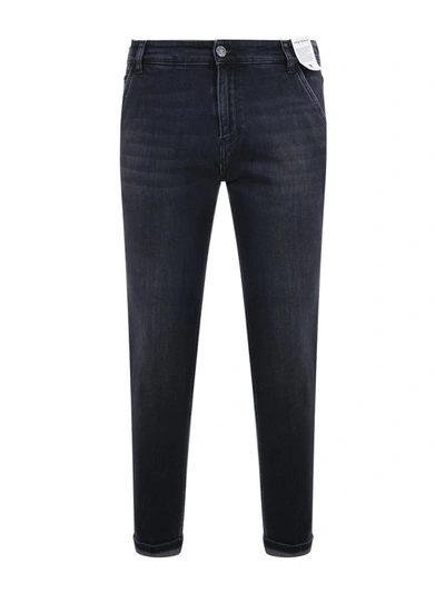 Pt01 Pt Jeans In Denim Nero