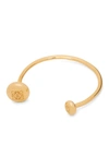 Loewe Anagram Pebble Bangle In Sterling Silver In Metallic