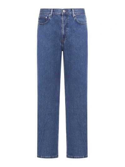 Apc Martin Denim Jeans In Blue