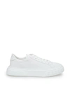 CASADEI WHITE NAPPA LEATHER OFF-ROAD SNEAKERS
