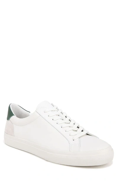 Vince Men's Fulton Ii Leather & Suede Oxford-style Trainers In White Pine Green Leather