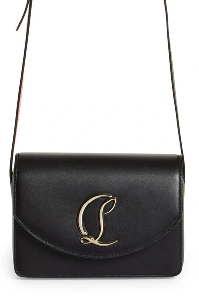 CHRISTIAN LOUBOUTIN SMALL LOUBI54 LEATHER CROSSBODY BAG