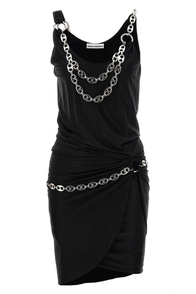 Rabanne Women Chain Dress In Black