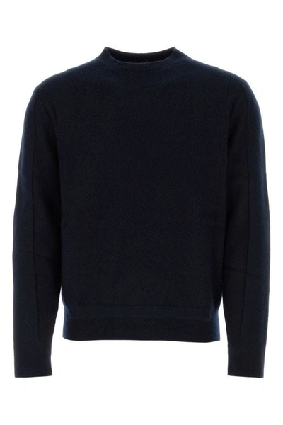 Zegna Man Midnight Blue Wool Blend Sweater