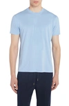 Tom Ford Classic Crewneck Short-sleeved T-shirt In Azur