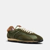 Coach C122 With Shearling Tab In Od Green/dark Olive/dark Brown