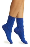 HIGH HEEL JUNGLE DOT TEXTURE CREW SOCKS