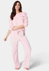 BEBE BURNOUT VELOUR PAJAMA SET