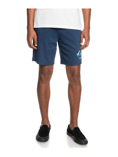 Quiksilver Azimuth Amphibian Mens Cargo Flat Front Casual Shorts In Blue