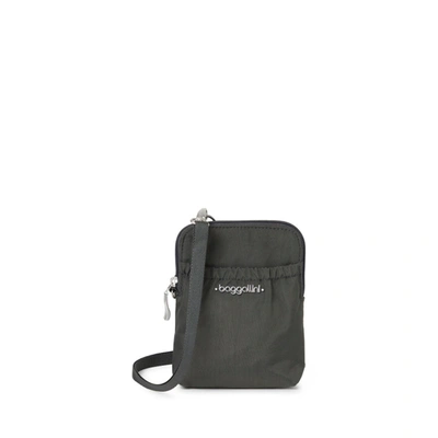 Baggallini Women's Rfid Bryant Mini Pouch Crossbody Bag In Grey