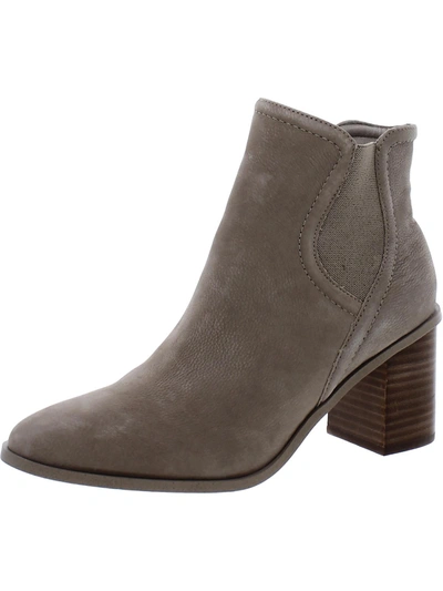 SPLENDID MAISIE WOMENS LEATHER PULL ON ANKLE BOOTS