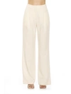 Alexia Admor Ellie Pleated Wide Leg Pants In Ivory