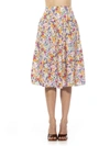 Alexia Admor Mabel Flared Midi Skirt In Multi