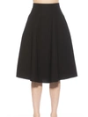 Alexia Admor Mabel Flared Midi Skirt In Black
