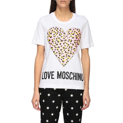 LOVE MOSCHINO COTTON TOPS & WOMEN'S T-SHIRT