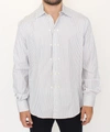 ERMANNO SCERVINO STRIPED REGULAR FIT CASUAL MEN'S SHIRT