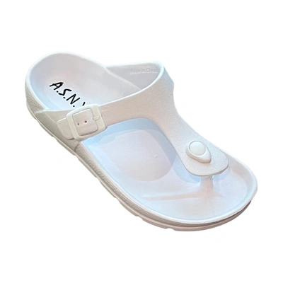 Andrew By Andrew Stevens Lafa Sandal In White