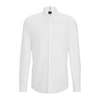 Hugo Boss Rickert Oxford Regular Fit Shirt In White