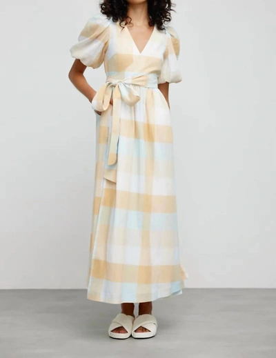 Significant Other Women's Stella Check Cotton Midi-dress In Multi