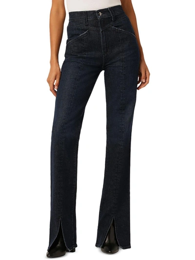 Joe's Alexis Womens Seamed High Rise Bootcut Jeans In Multi